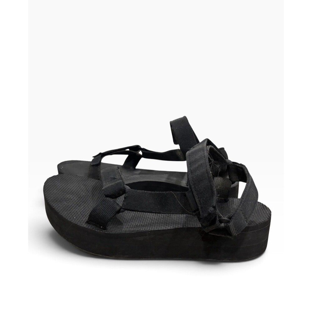 Teva Women’s Black Flatform Universal Platform Strappy Sandals Size 9 Outdoor
